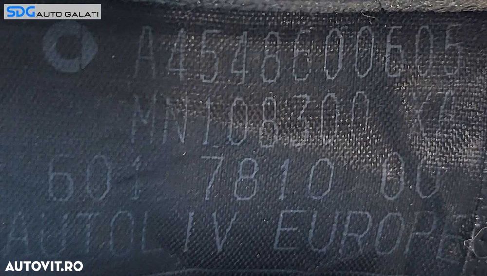 Centura Siguranta Dreapta Spate Smart ForFour 2004 - 2006 Cod A4548600605 [L7443] - 6