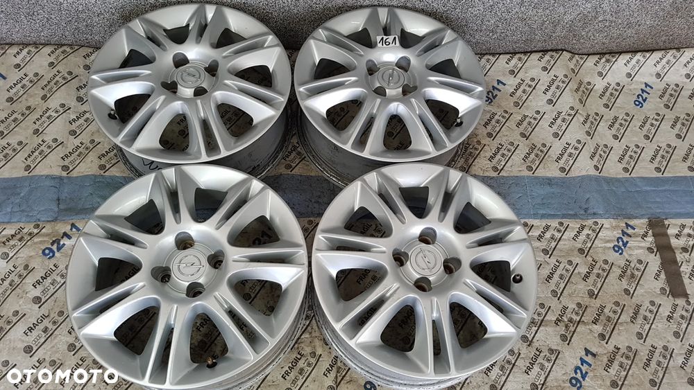 ALU FELGI  ORYGINAŁ OPEL  CORSA D E ADAM 4X100 6JX16 ET40 CORSA  E ADAM ASTRA H GTC - 2