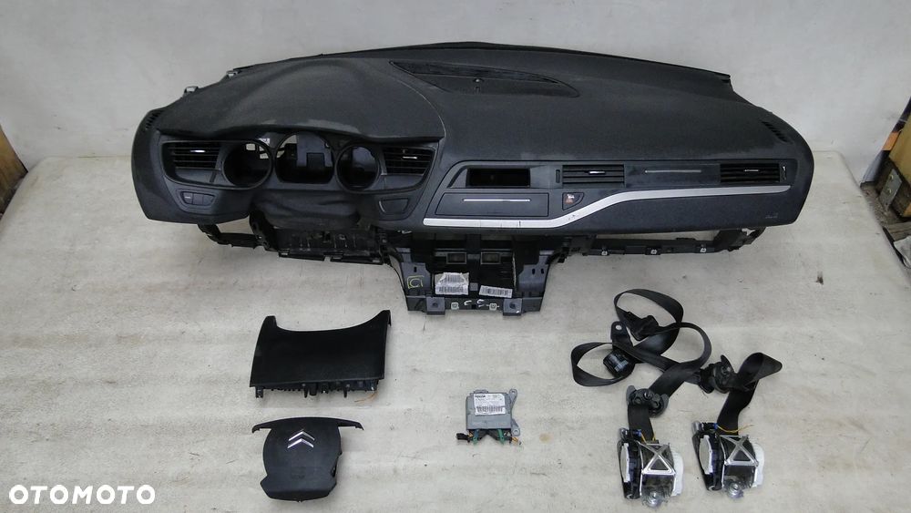 CITROEN C5 III X7 DESKA KONSOLA PODUSZKI AIRBAG PASY KOMPLET ORYGINAŁ EUROPA - 1