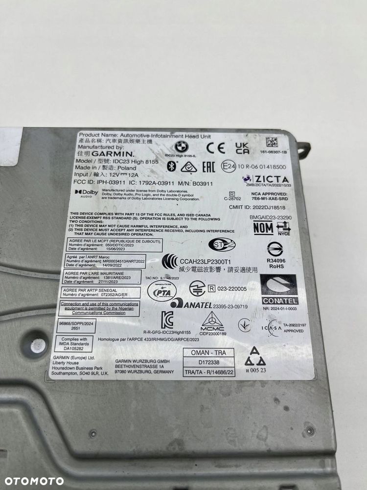 BMW X1 U11 RADIO CZYTNIK NAWIGACJA EUROPA 5B58030 - 4