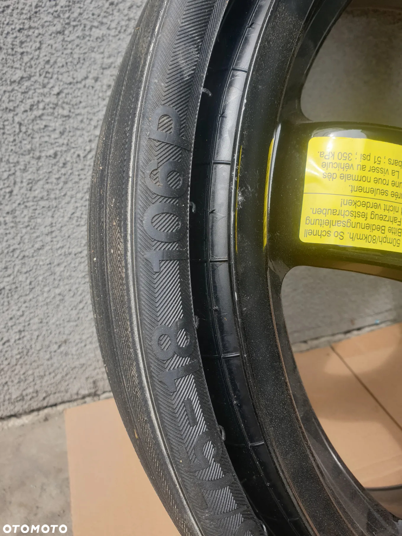 KOŁO DOJAZDOWE ZAPASOWE DOJAZDÓWKA R18 AUDI Q5 SQ5 E6.0Jx18 H2 ET36 8R0601025H LEWAREK - 4