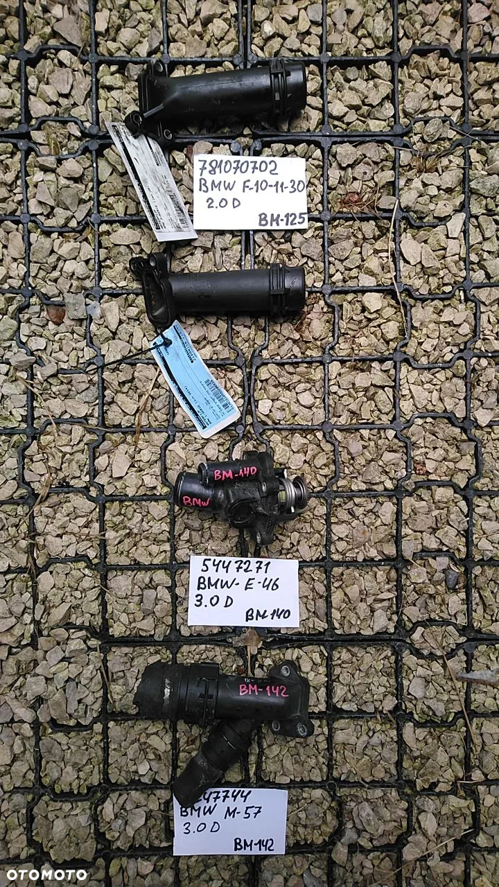 MERCEDES / BMW  TERMOSTAT / KRÓCIEC WODNY / POMPA WODY / MAGISTRALA / RURKA WODNA - 9