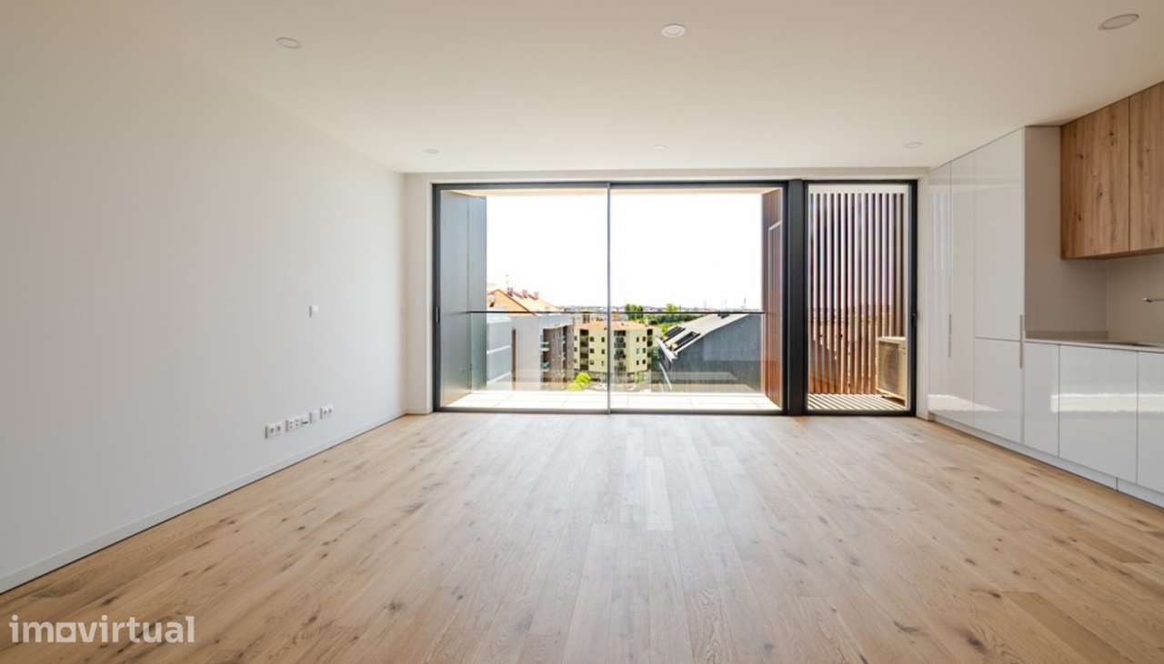 Apartamento T2 com varandas e vistas desafogadas em Aveiro - Grande imagem: 4/23