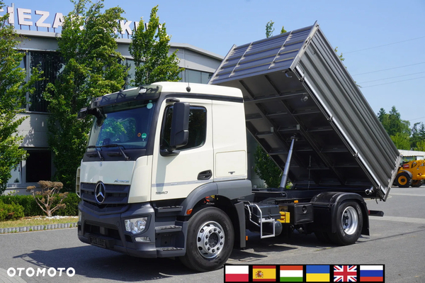Mercedes-Benz Actros 1840 / NOWA Wywrotka 3-stronna 10 EPAL / Blokada mostu / Ład. 10 t