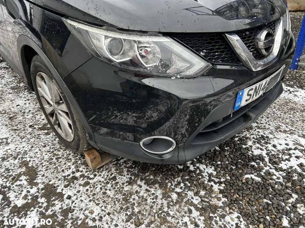 Bara fata Nissan Qashqai J11 2013 - 2017 NEGRU (1197) model fara spalatoare far - 3