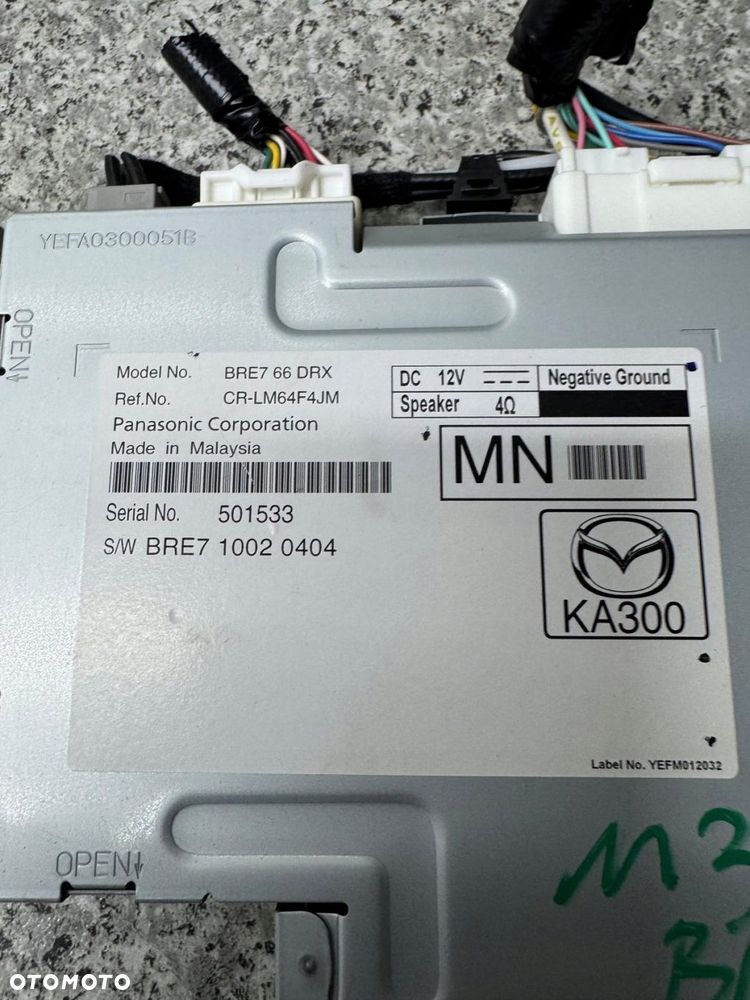wzmacniacz moduł radia mazda 3 bm 2013-2017 bre7 66 drx - 4