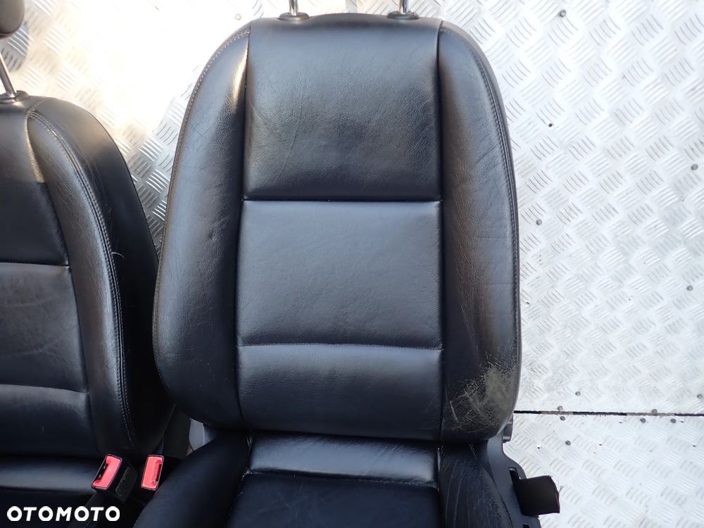 FOTELE SIEDZENIA KOMPLET PRZÓD TYŁ SKÓRA  AUDI A4 B6 - 3