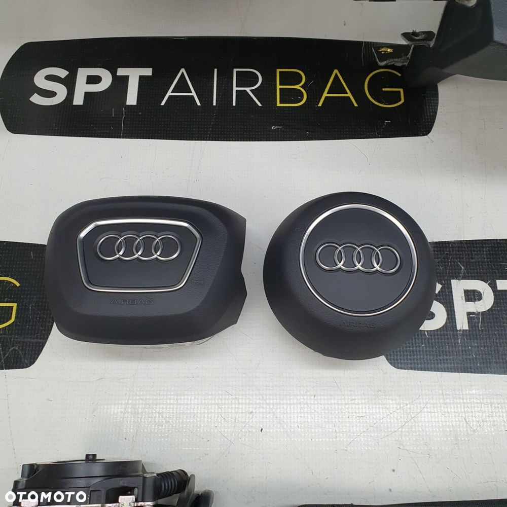 AUDI A4 B9 A5 8W DESKA ROZDZIELCZA KONSOLA KOKPIT PULPIT PODUSZKI AIRBAG AIR BAG PASY KURTYNY  KIT SET - 6