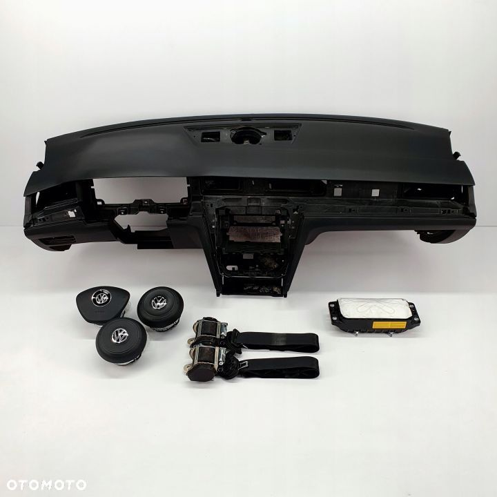 VW PASSAT B8 ARTEON DESKA ROZDZIELCZA KONSOLA KOKPIT PULPIT PODUSZKI AIRBAG AIR BAG PASY KIT SET - 1