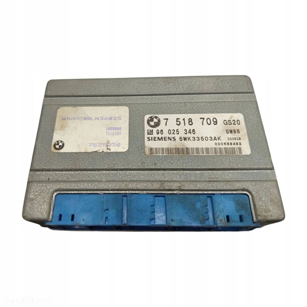 STEROWNIK MODUŁ SKRZYNI BIEGÓW BMW E46 E39 E53 7518709 ORYGINAŁ - 1