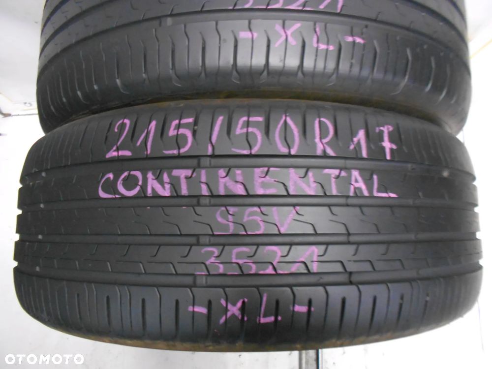 OPONY 215/50R17 CONTINENTAL ECO CONTACT 6XL DOT 3521 6.2MM - 3