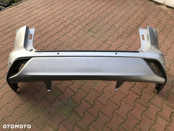 TOYOTA HIGHLANDER 2019- ZDERZAK TYLNY TYŁ CHROM DOKŁADKA SPOILER HOKEJ SENSOR MO