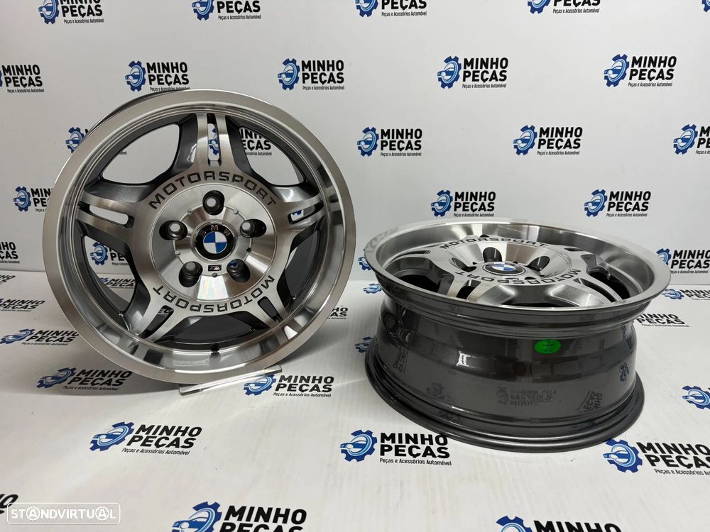 Jantes Look BMW Motorsport em 17 (5x120) gunmetal machined face - 4