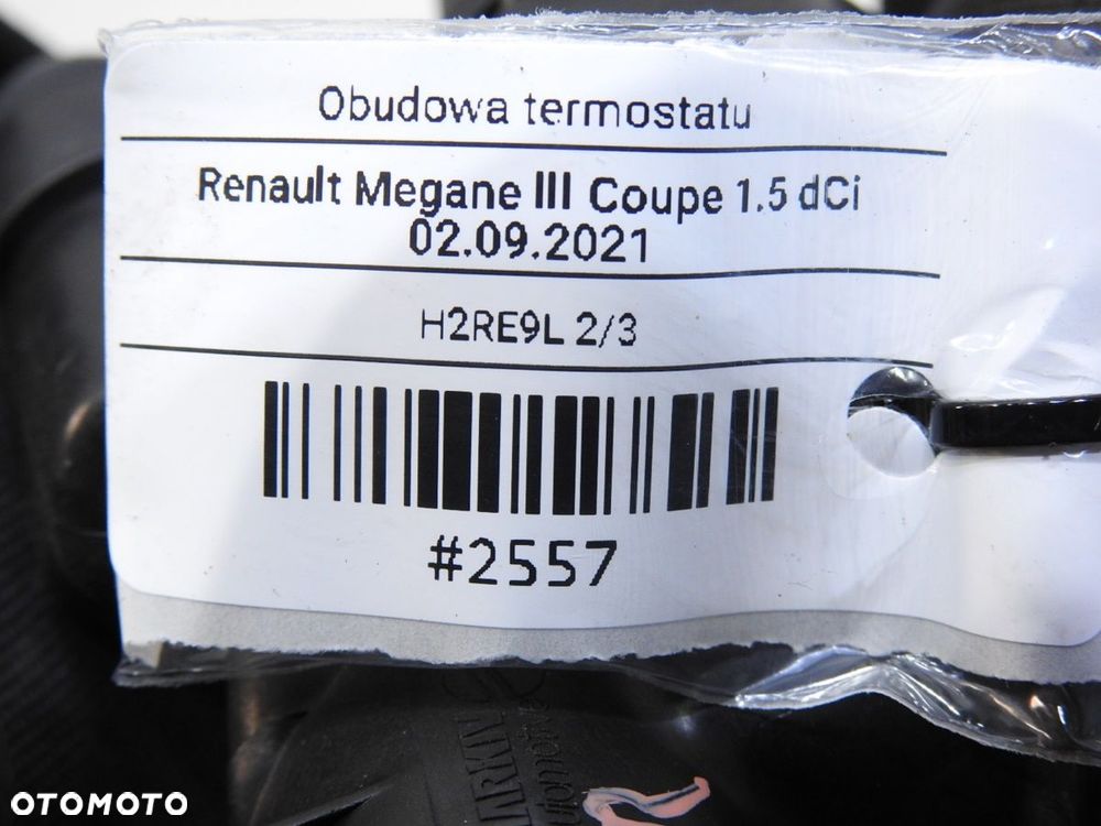 TERMOSTAT OBUDOWA RENAULT MEGANE III 1.5 DCI - 7