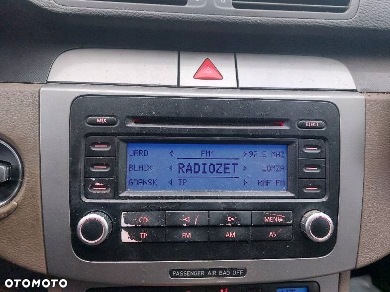 RADIO ODTWARZACZ  VOLKSWAGEN PASSAT B6 - 5