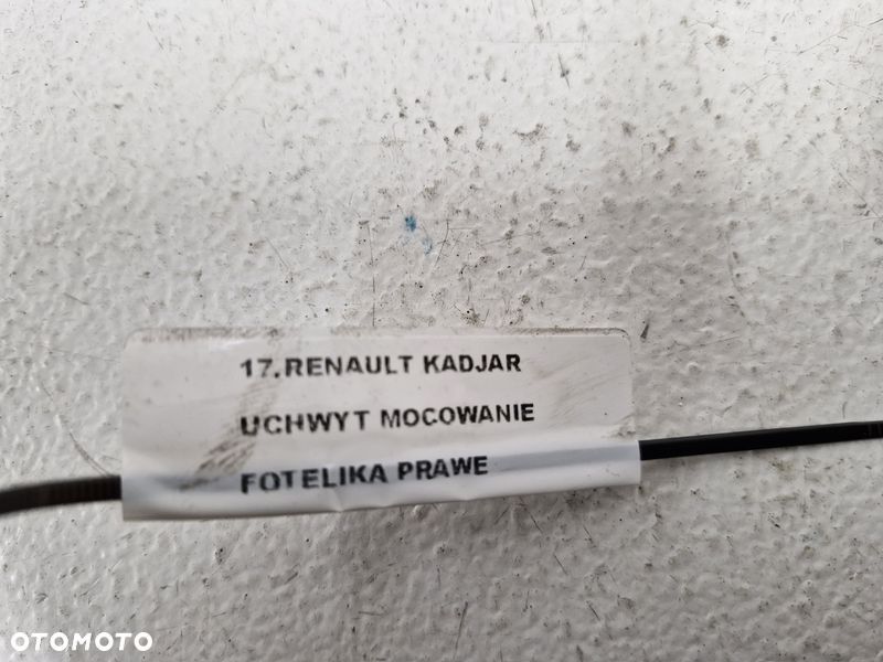 renault kadjar uchwyt mocowanie fotelika prawe tylny isofix prawy tył - 6