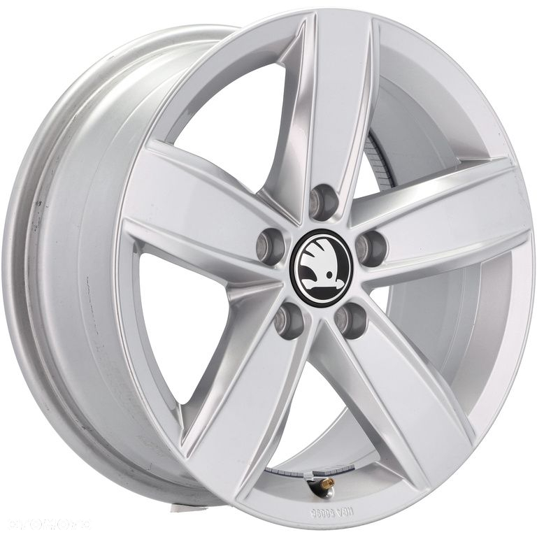 4x OEM Felgi 16 SKODA Karoq Octavia II III IV Superb Yeti m.in. do AUDI A3 8p 8v A4 b7 - 7N0071496C - 7
