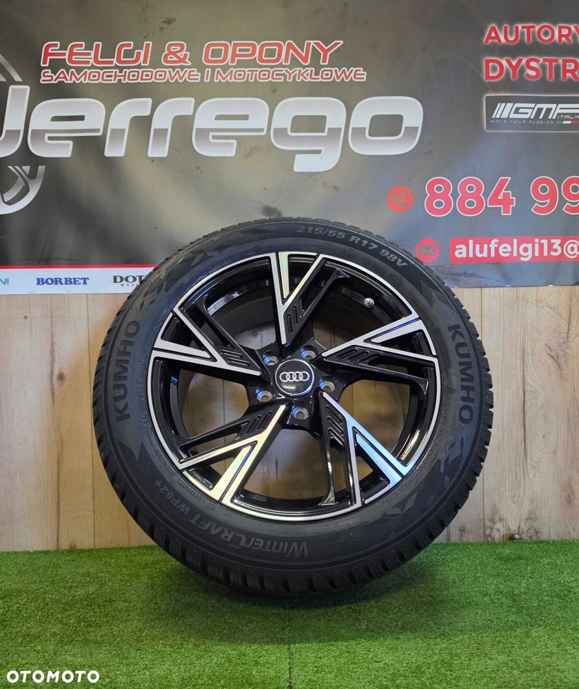 Koła zimowe AUDI A5,A6,Q2 17x5x112 - Kumho WInterCraft WP52+ 215/55/R17 - 5