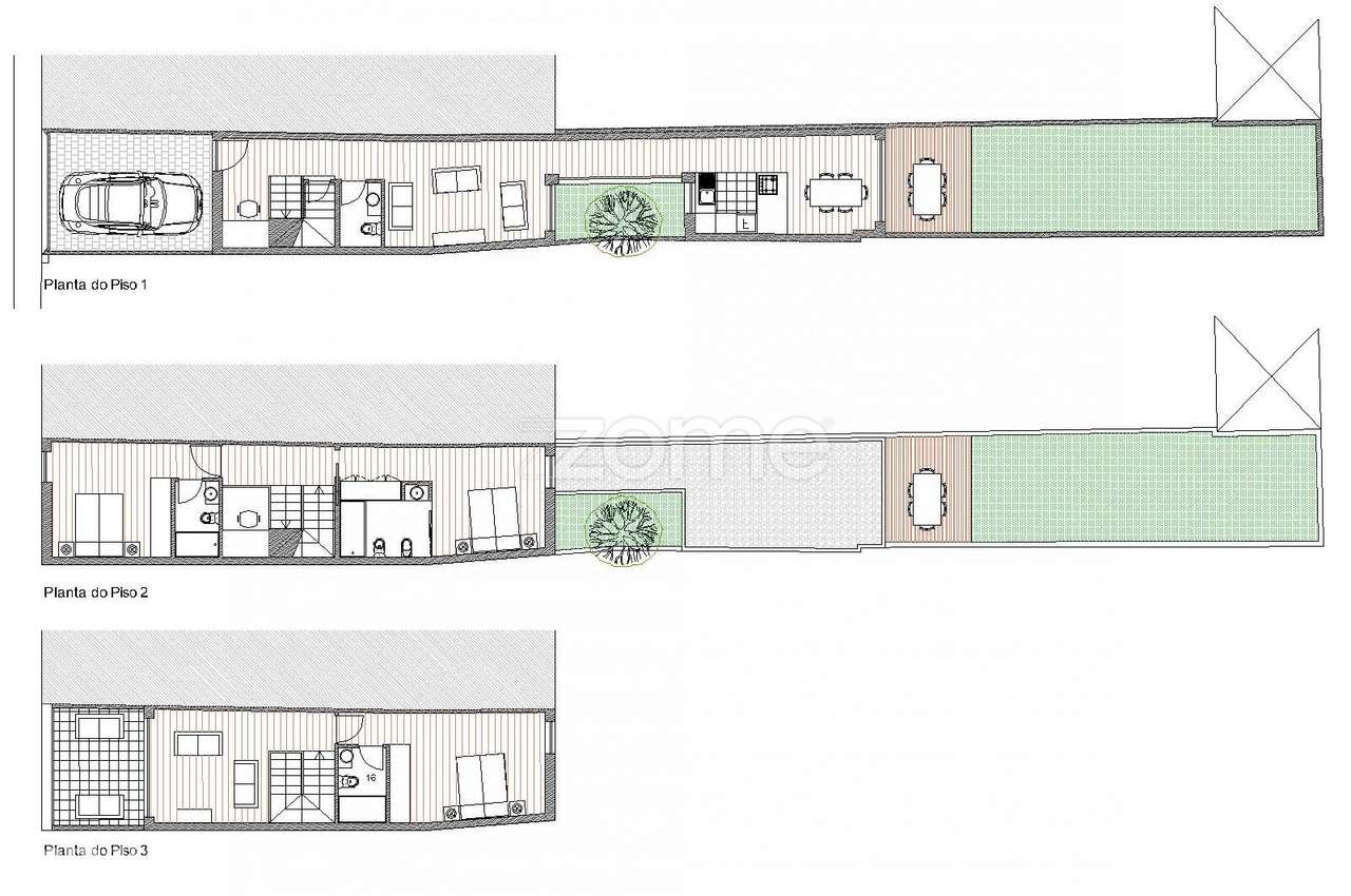 Moradia T3 * Rua Dr Pedro Sousa * Ramalde - Grande imagem: 4/11