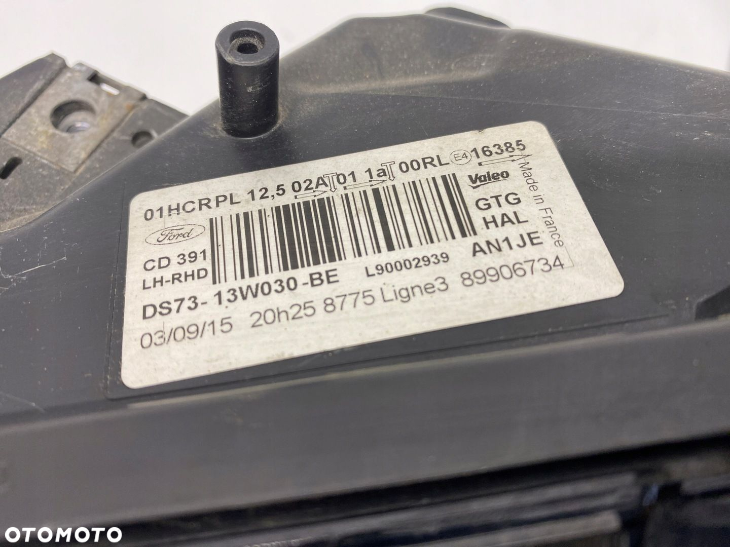 LAMPA LEWA PRZÓD MONDEO MK5 SOCZEWKA UK - 5