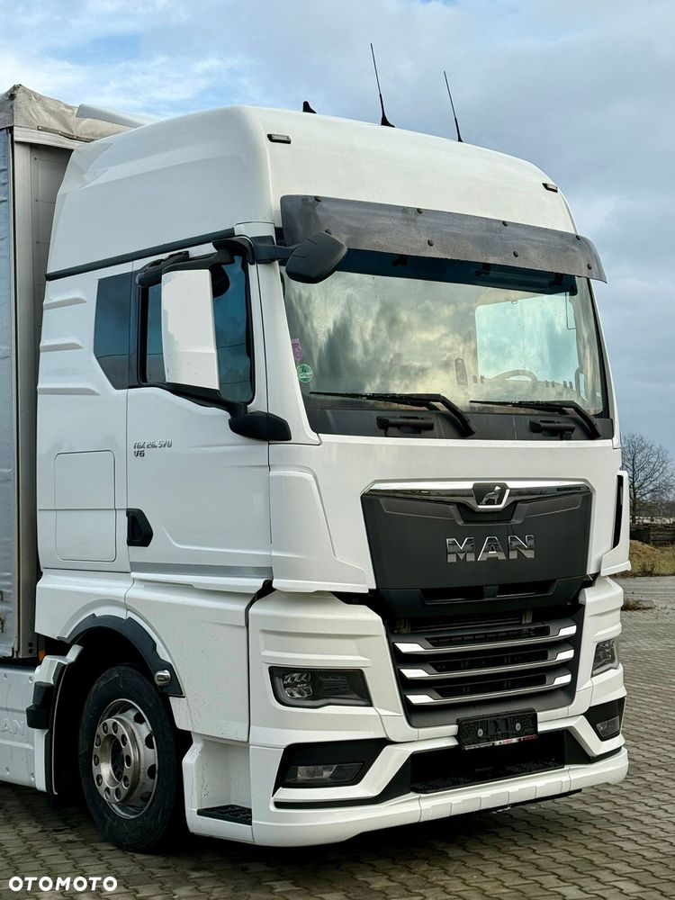 MAN TGX 26.470 / FIRANKA / 19 EUROPALET / XXL / NISKI PRZEBIEG / NOWY MODEL / 6X2 - 7