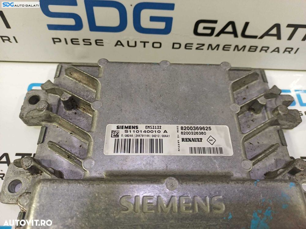 ECU Calculator Dacia Logan 1 1.4 MPI 2004 - 2012 Cod 8200369625 8200326380 S110140010A [L1782.1] - 2