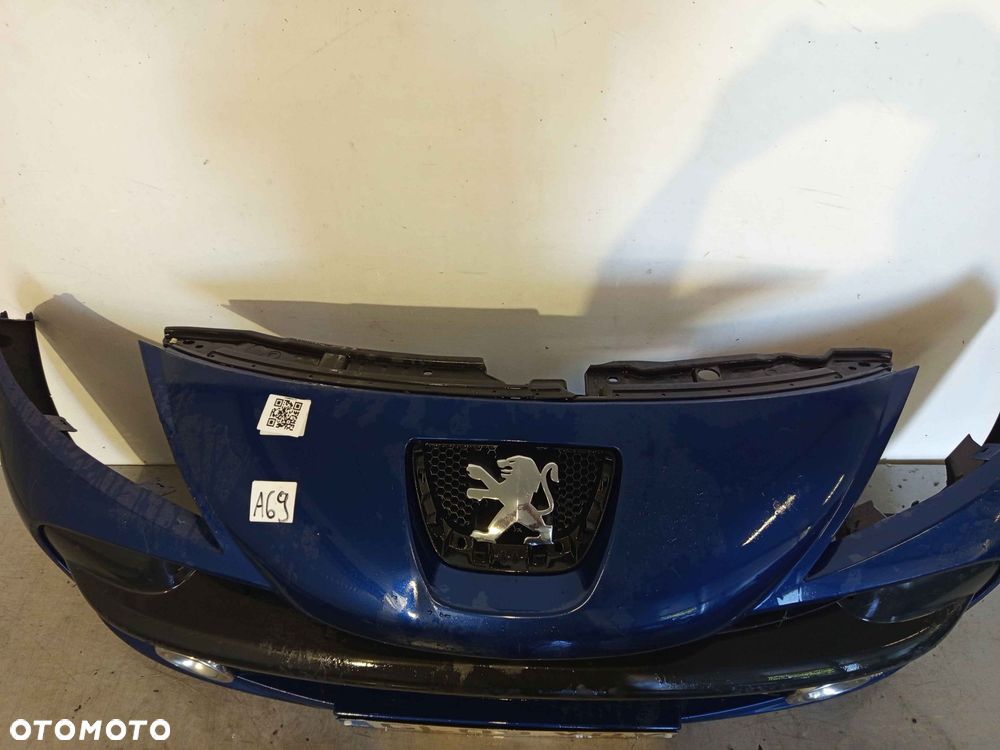+ ZDERZAK PRZÓD PRZEDNI DO PEUGEOT 207 URBAN MOVE EGED GRANAT GRANATOWY HALOGENY - 4