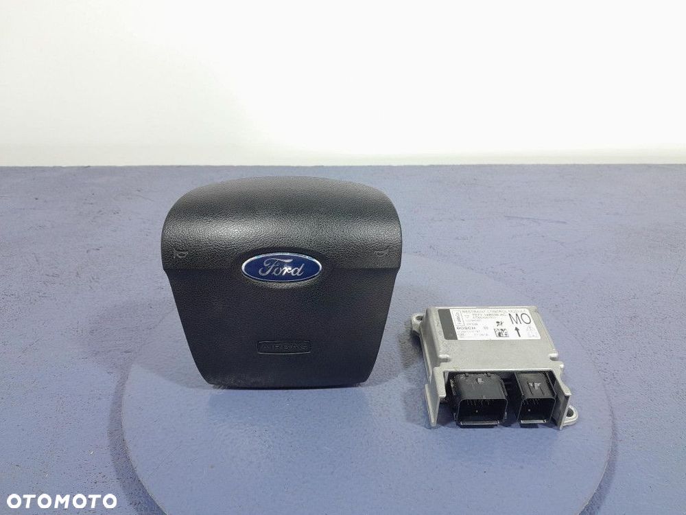 FORD MONDEO MK4 DESKA ROZDZIELCZA KONSOLA AIRBAG PODUSZKI PASY EU - 7