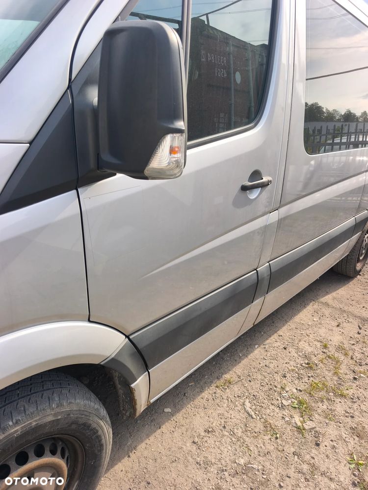 Drzwi lewy przód lewe Mercedes Sprinter w906 srebrne L766 silver metalic - 2