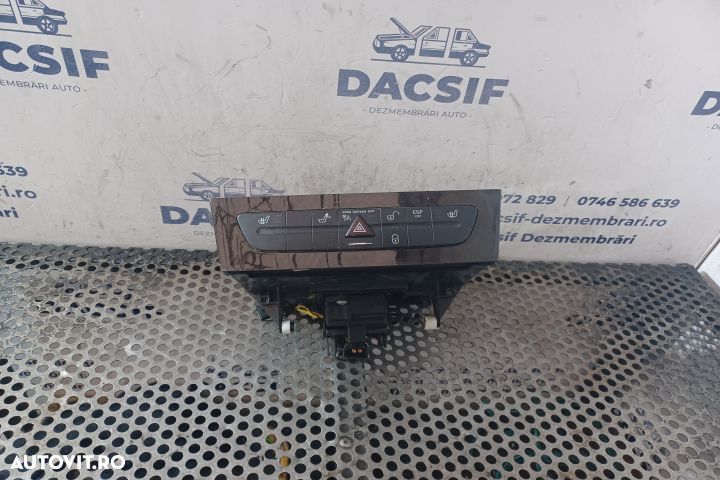 PANOU AVARII CU BUTOANE COMENZI SI INCALZIRE SCAUNE MX 1253 Mercedes-Benz CLS-Class C219  [din 2004 - 1