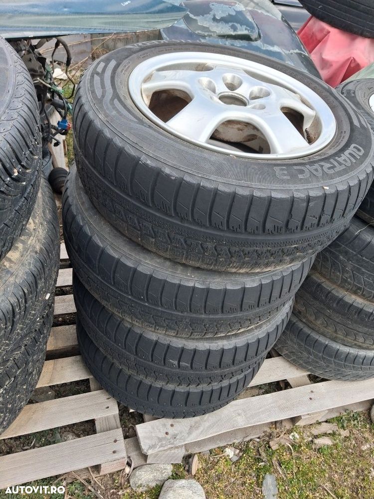 Vând jante 5×112 vw passat cu cauciucuri 195/65r15 - 4