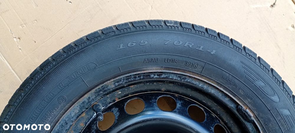 Felgi stalowe z oponami 165/70 R14 4X98 ET35 Fiat Doblo I Lift - 8