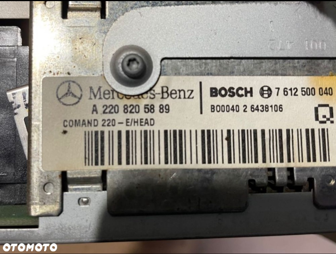 A2208205889 Radio comand mercedes s w220 lift cl w215 - 6