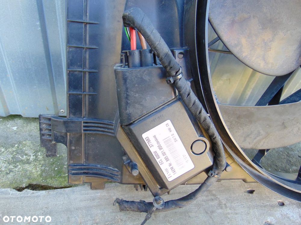 ORYGINAŁ wentylator wiatrak moduł chłodnicy A2035000293 KZ 885001955 Mercedes W203 C Klasa diesel 2.2 2.7 CDI 00-04r - 11
