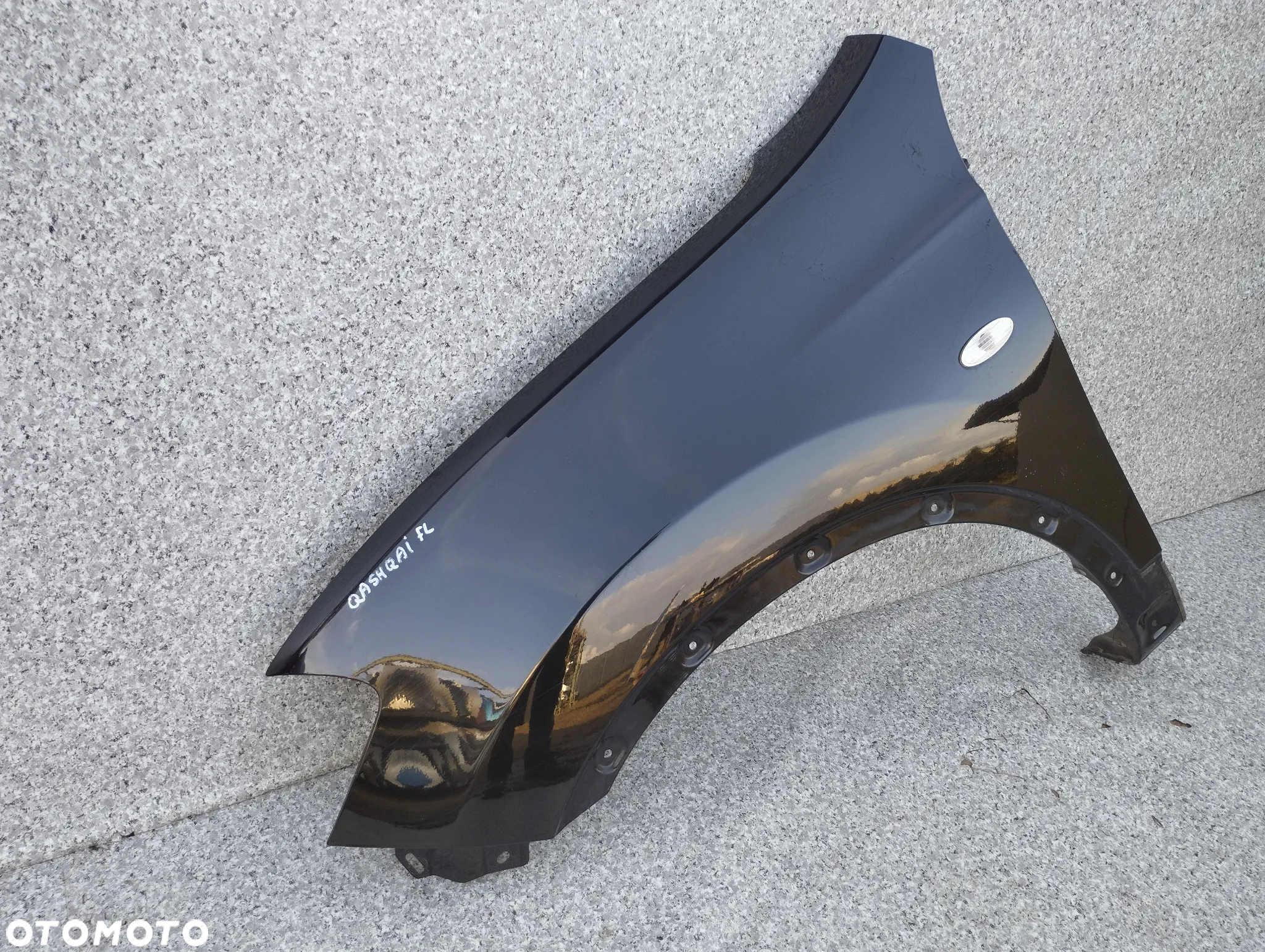 Nissan Qashqai I Lift J10 09-13r błotnik lewy przód przedni - 2