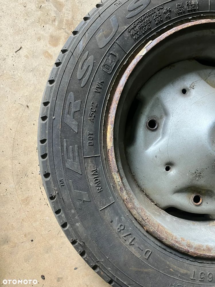 KOŁA FELGI CYTRYNKI FIAT 126P MALUCH DWIE SZTUKI Z OPONAMI DĘBICA D178 - 4