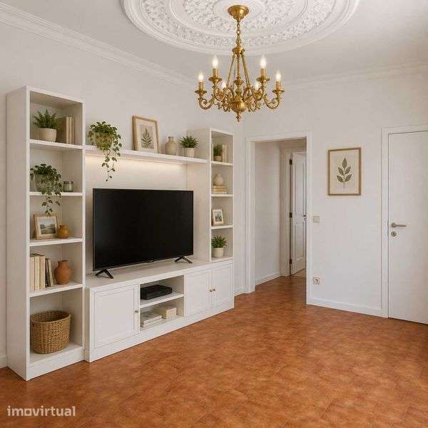 Apartamento com 1 quarto, cozinha, jardim e estacionamento - Grande imagem: 2/12