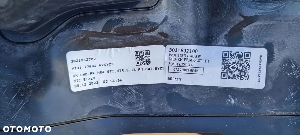LUSTERKO FORD TRANSIT CUSTOM PRAWE 2024 VW CADDY 2024 - 7
