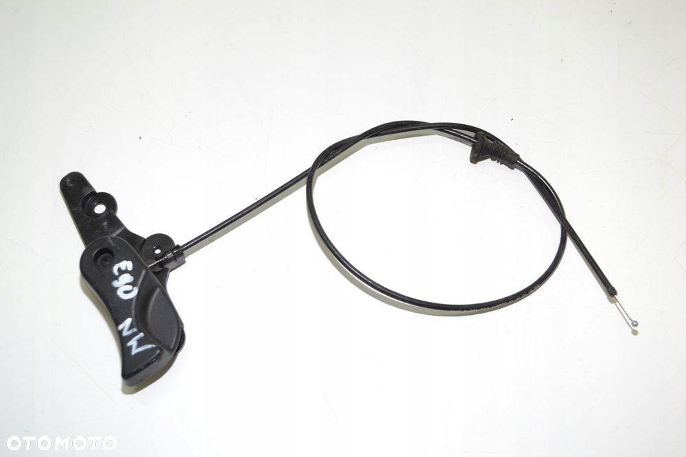 BMW E90 E91 RĄCZKA MECHANIZM OTWIERANIA MASKI LINKA 9150273 7058117 - 1