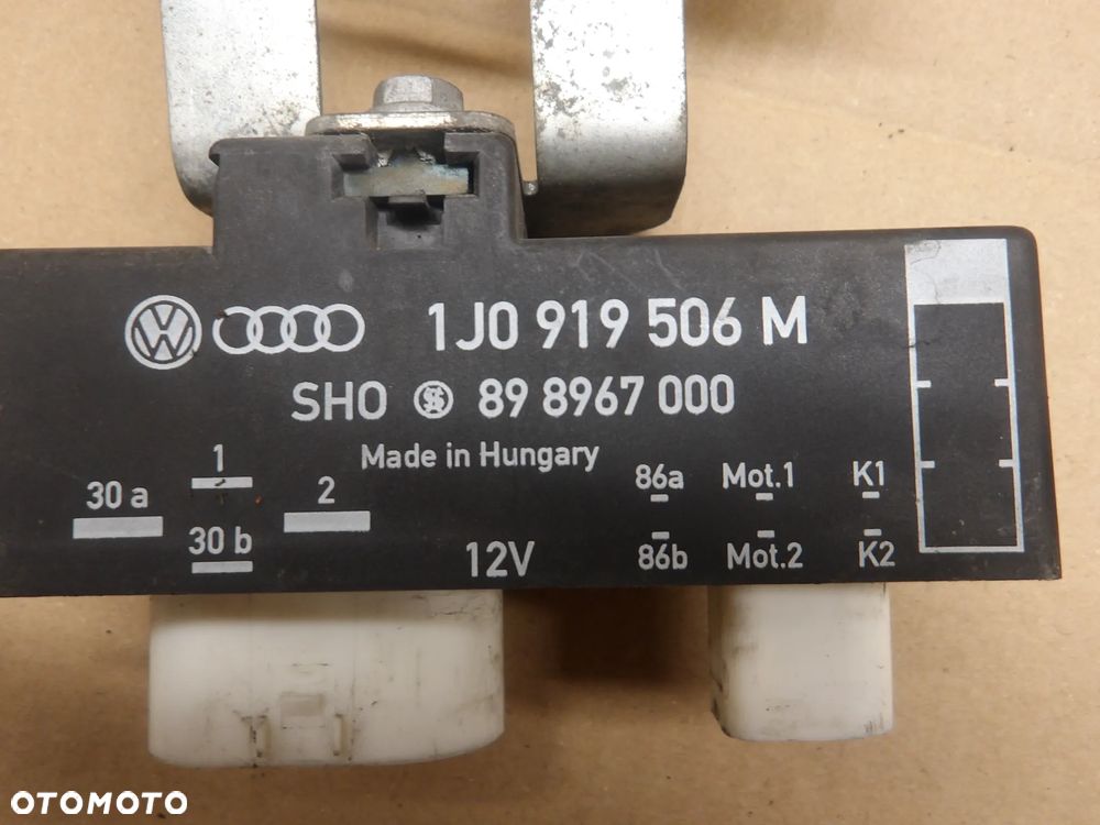 VW POLO IV 9N 3D 1.4B PRZEKAŹNIK WENTYLATORÓW 1J0919506M - 4