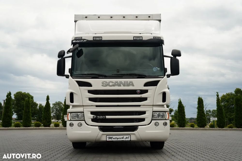 Scania P 320 / SOLO / CORTINĂ - 8.5 M / 4X2 / DHOLLANDIA LIFT / PODEA REZISTENTĂ / EURO 6 - 11