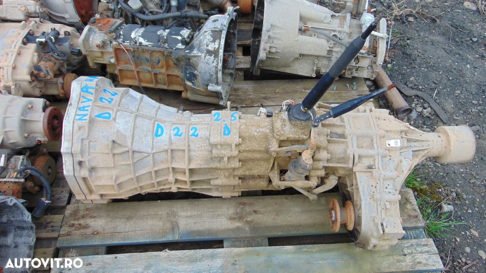 Cutie viteze manuala 5+1 trepte ,2.5 diesel-cutie transfer Nissan Navara D21-D22 an 1998-2004 - 1