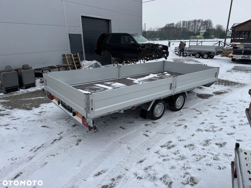 Niewiadów płaska platforma burty najazdy Atlas 2700kg nowa FV 23% - 14