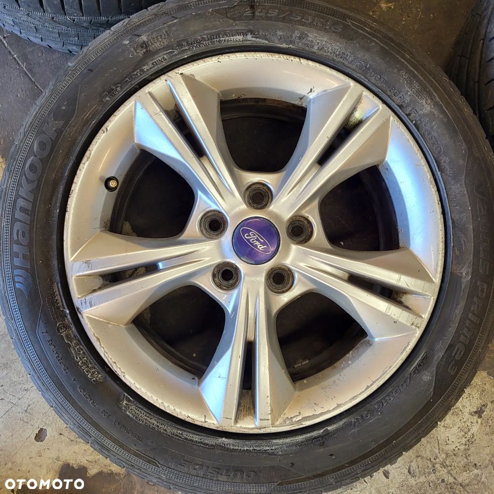 FORD FOCUS MK2 MK3  KOMBI HB KOŁA FELGI ALUMINIOWE 16 CALI OPONY LETNIE HANKOK - 4