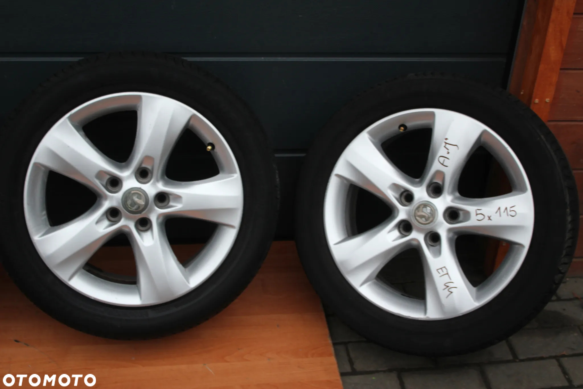 FELGI ALUMINIOWE KOŁA OPONY LETNIE OPEL ASTRA J K ZAFIRA C R17 5x115 ET44 - 2