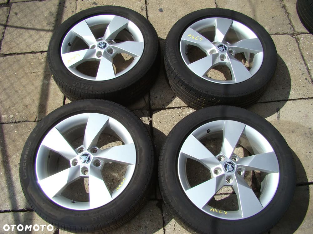 a464 5x112 Skoda Octavia Karoq Superb Yeti 7Jx17 opony lato 225/50 - 1