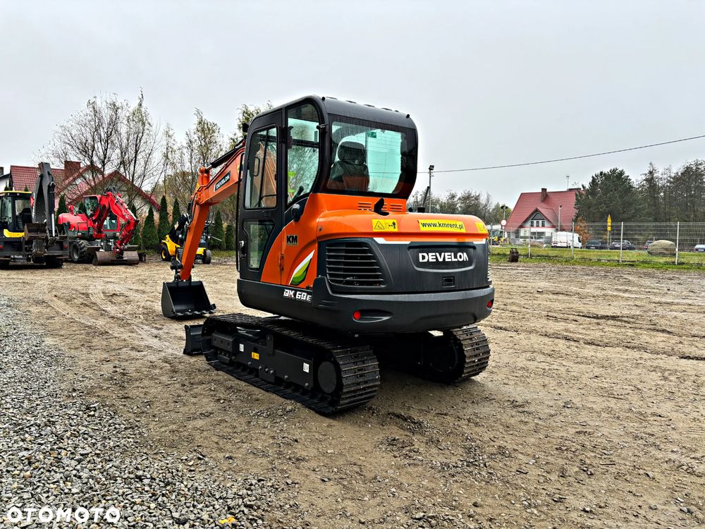 Doosan DEVELON DX60E-10N MINI-KOPARKA 2024r. MTH: 9 ! | JCB 8060, JCB 55 Z 65 Z CAT 305 305.5 VOLVO ECR 55 KUBOTA KX 57 KX 61 - 15