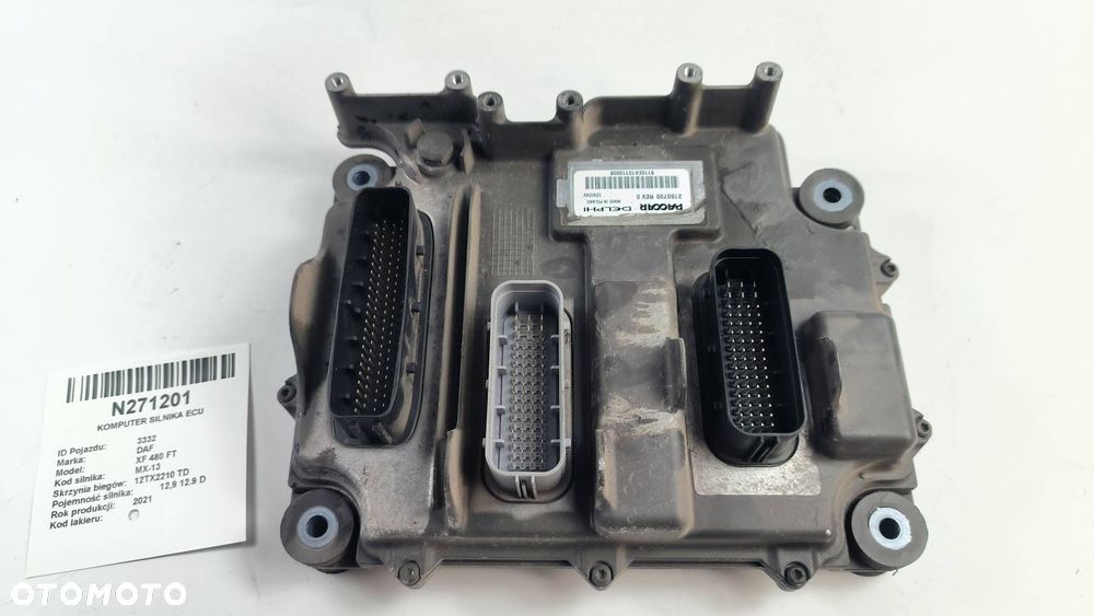 KOMPUTER SILNIKA ECU DAF XF 480 FT 2160700 REV 0 - 1