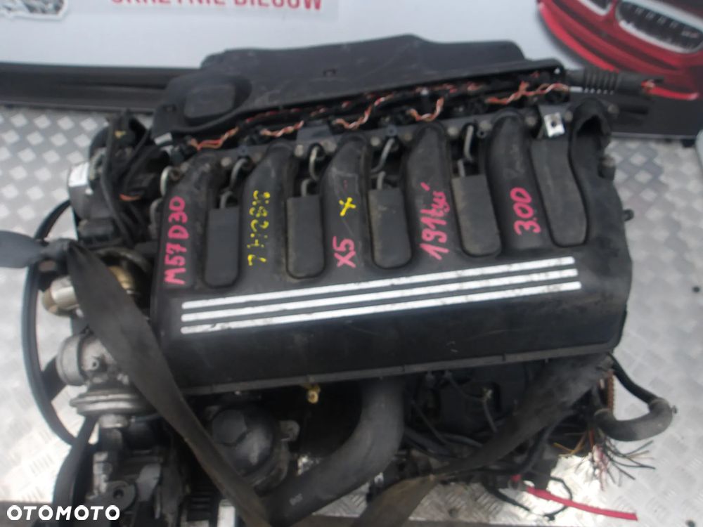 SILNIK KOMPLETNY BMW X5 3.0D M57D30 ŻELIWNY BLOK 191 TYS - 2
