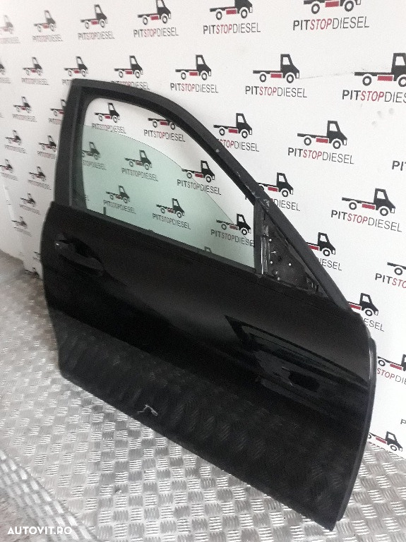 Usa dreapta fata Mercedes C class W204 2007 2008 2009 2010 2011 2012 2013 2014 2015 neagra fara bandou cromat - 3